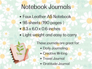 Personalized Journal/Travel Notebook/Keepsake Journal #808