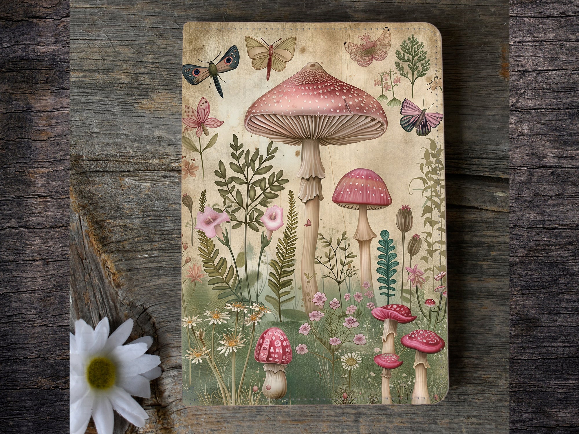 Personalized Journal/Earthy Mushrooms/Keepsake Journal #803