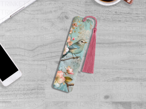 Bookmark and Tassel with Double Sided Sublimation Songbird #925