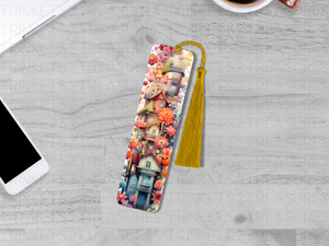 Bookmark and Tassel with Double Sided Sublimation House Tower #913