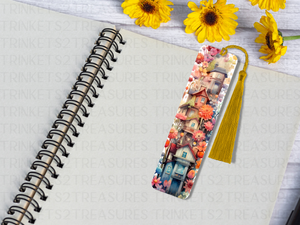 Bookmark and Tassel with Double Sided Sublimation House Tower #913