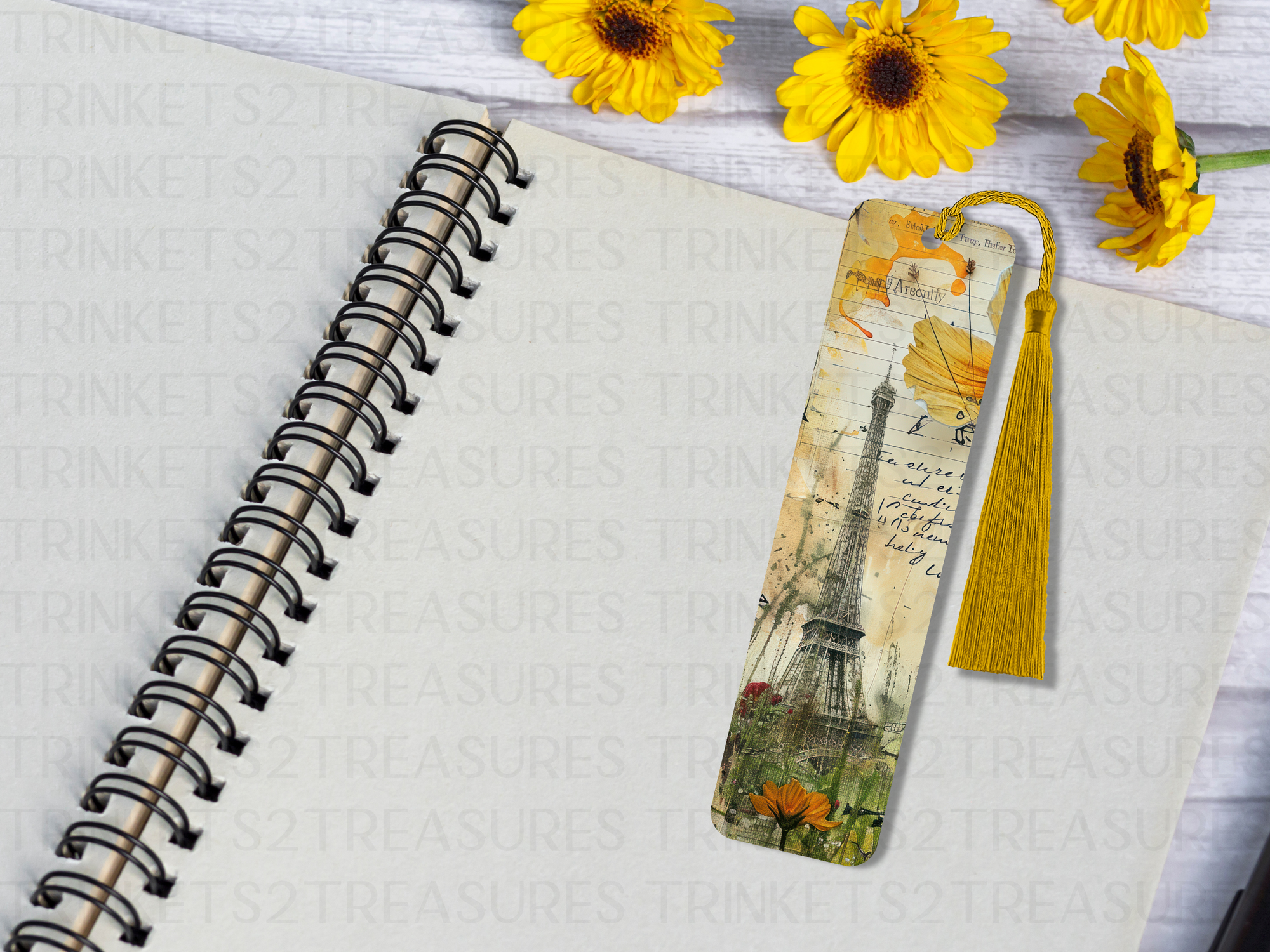 Bookmark and Tassel with Double Sided Sublimation Paris #901