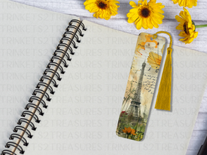 Bookmark and Tassel with Double Sided Sublimation Paris #901