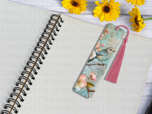 Bookmark and Tassel with Double Sided Sublimation Songbird #925