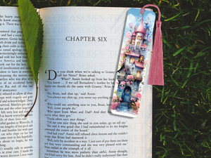 Bookmark and Tassel with Double Sided Sublimation House Castle #933