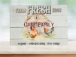 Personalized 8" x 11" Textured & Tempered Glass Cutting Board/Country Kitchen/#615