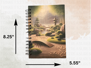 Personalized Zen Wood Notebook #1016