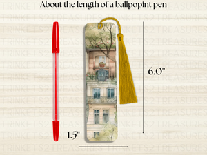 Bookmark and Tassel with Double Sided Sublimation Paris Home #917