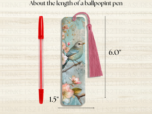 Bookmark and Tassel with Double Sided Sublimation Songbird #925