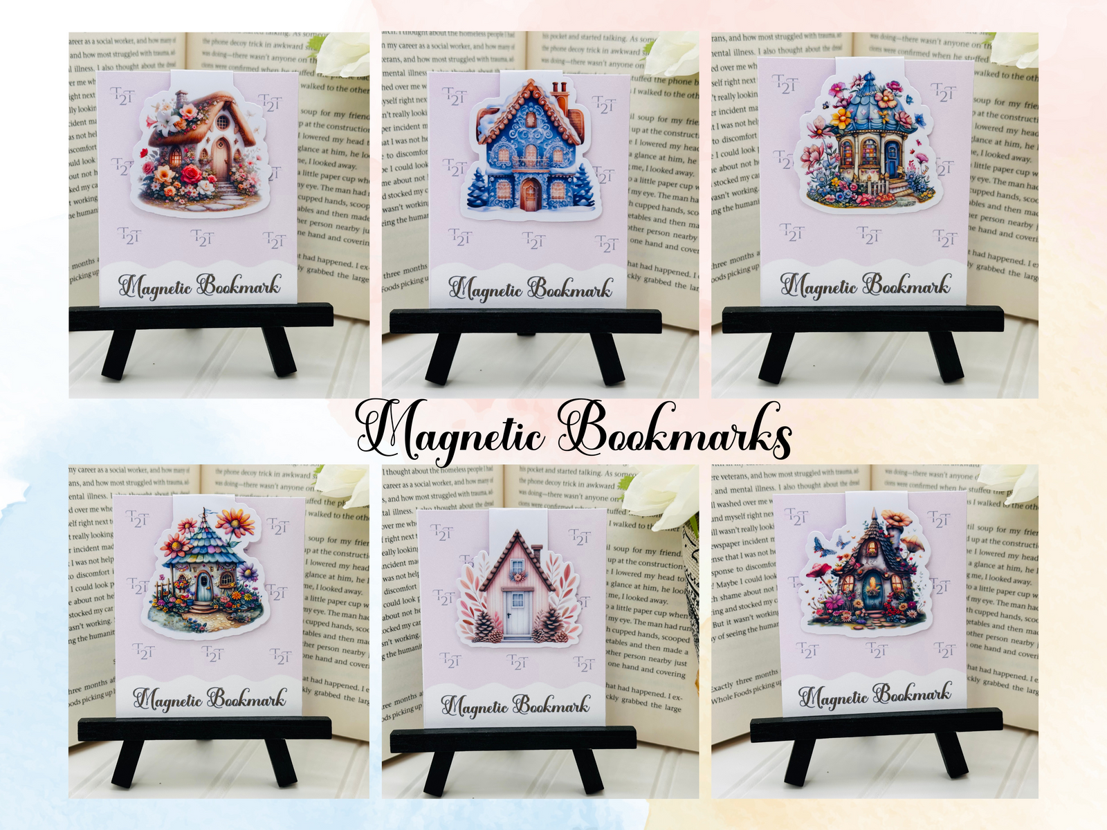 Magnetic Bookmarks Enchanted Homes #2002