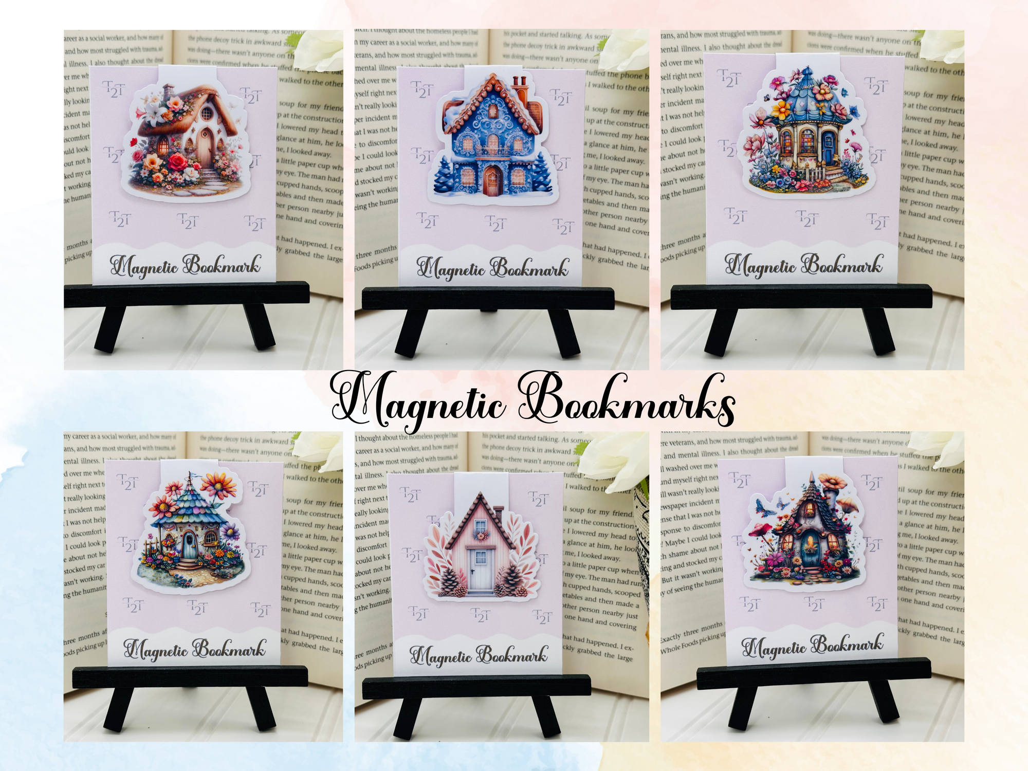 Magnetic Bookmarks Enchanted Homes #2002