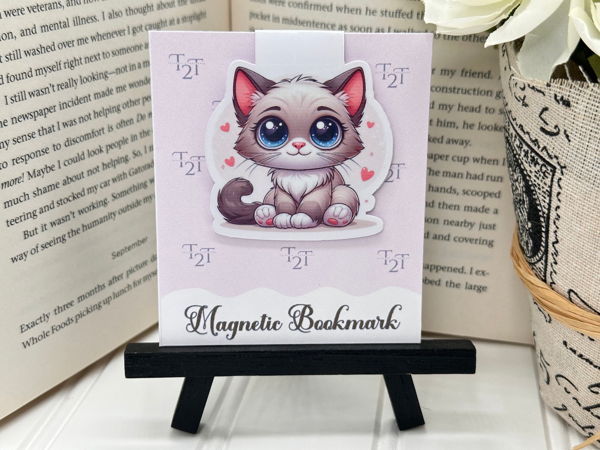 Magnetic Bookmarks Kitty Love #2010