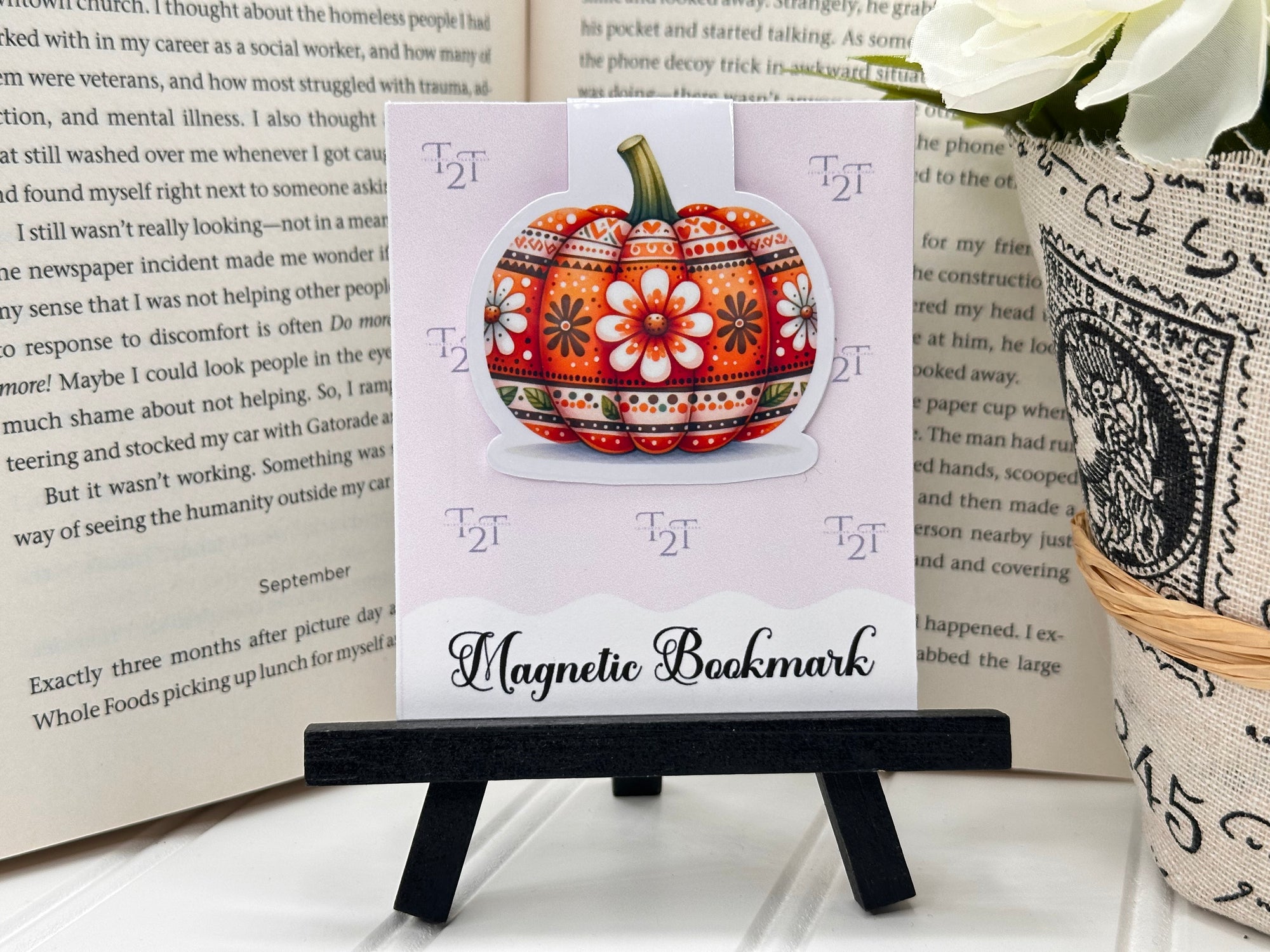 Magnetic Bookmarks Pumpkin Patch #2013