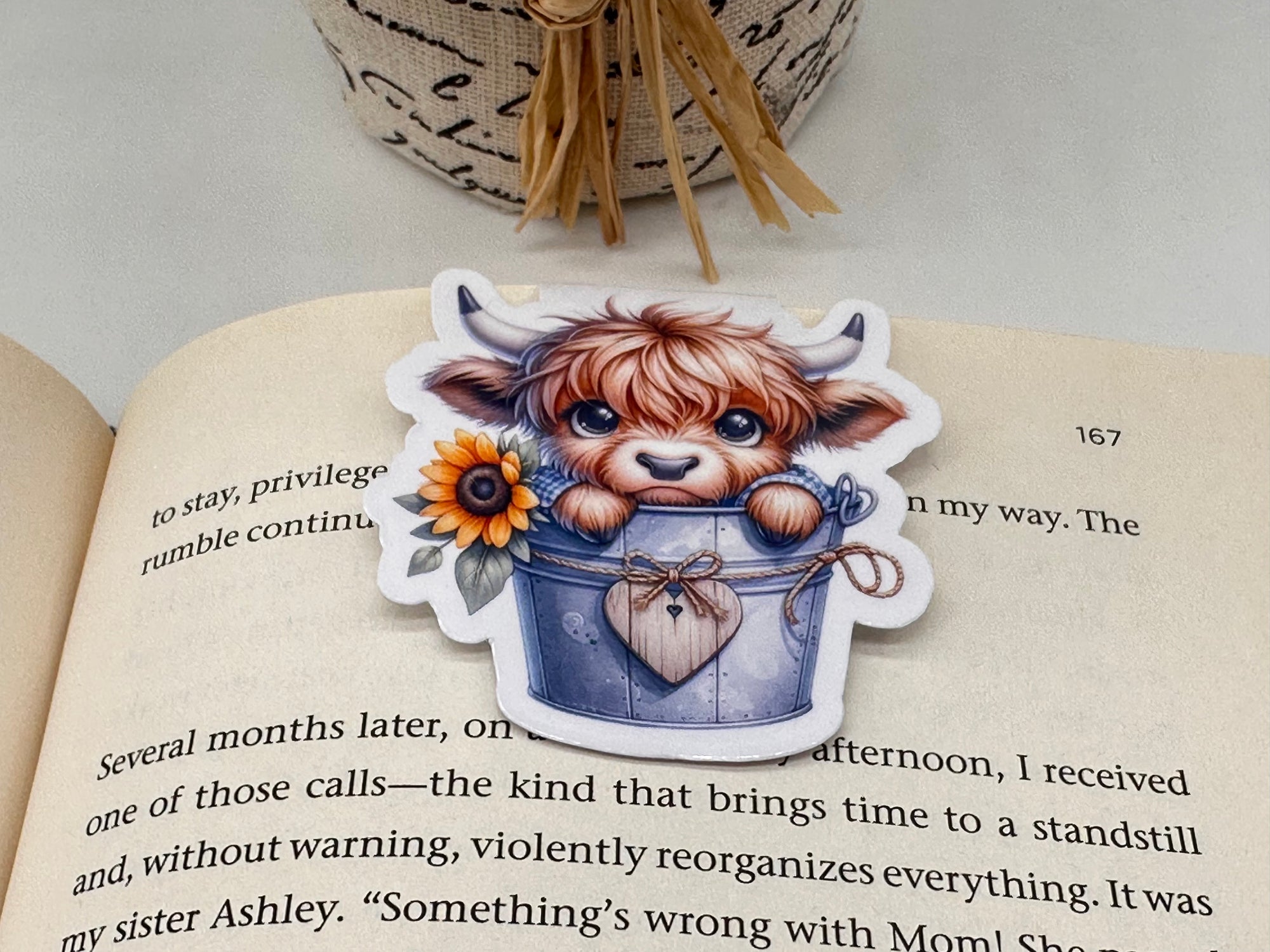 Magnetic Bookmarks Highland Cows #2011