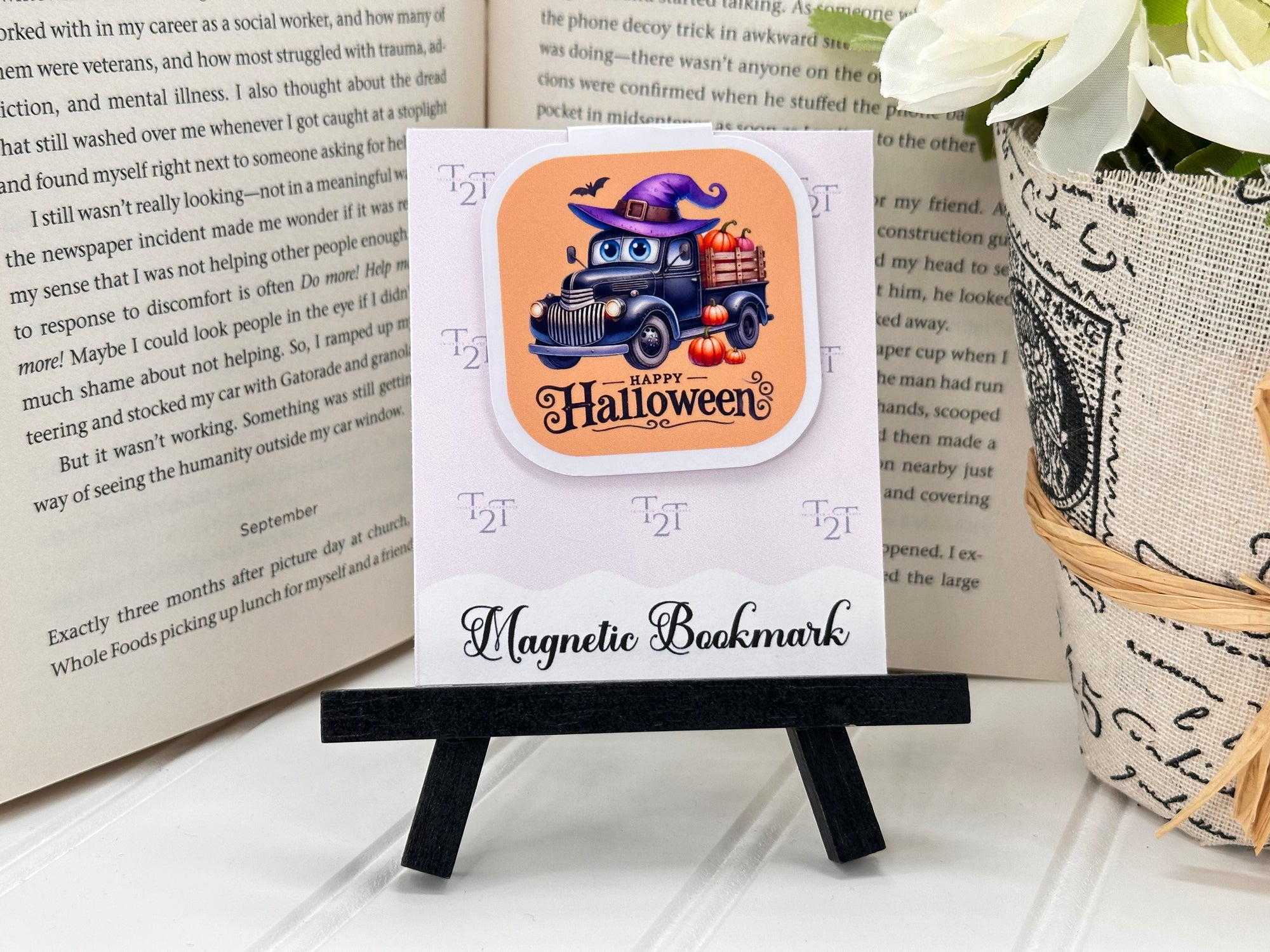 Magnetic Bookmarks Halloween Fun #2015