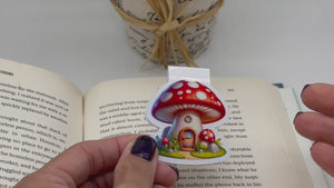 Magnetic Bookmarks Whimsical Mushrooms #2005