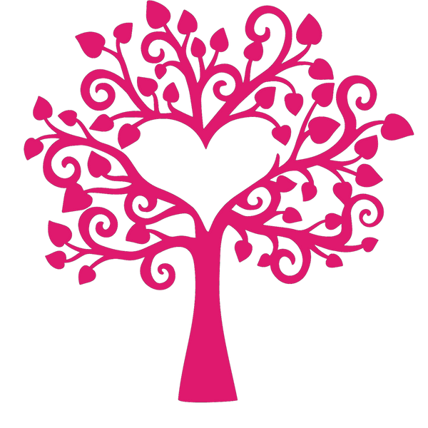 Heart Tree Vinyl Decal